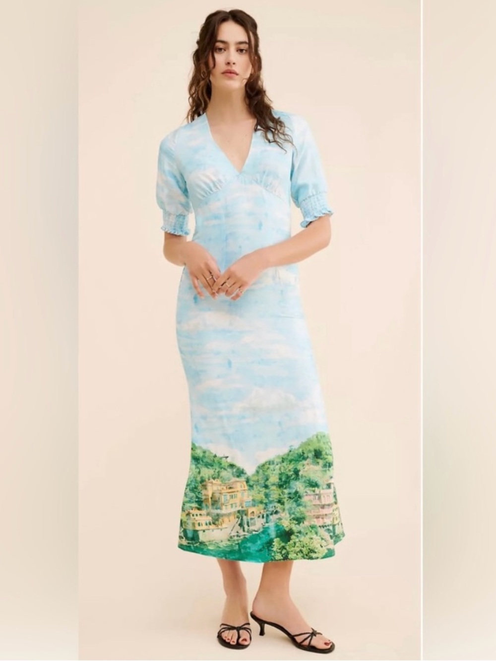NWT Never Fully Dressed Scenery May Midi Dress - 6